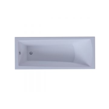 Ванна акриловая Aquatek (Акватек) Либра-160х70 с фронтальным экраном, без гидромассажа, сборно-разборный сварной каркас (слив слева) LIB160N-0000003 Белый