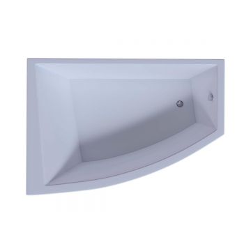 Ванна акриловая Aquatek (Акватек) Оракул без фронтального экрана, без гидромассажа, вклеенный сварной каркас, левая ORK180-0000004 Белый