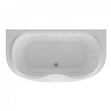 Ванна акриловая Aquatek (Акватек) Мелисса с фронтальным экраном, вклеенный каркас MEL180-0000031 Белый