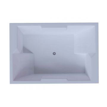 Ванна акриловая Aquatek (Акватек) Дорадо с фронтальным экраном, вклеенный каркас DOR190-0000002 Белый