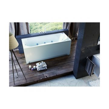 Ванна акриловая Aquatek (Акватек) Афродита 150 без фронтального экрана, без гидромассажа, сборно-разборный сварной каркас AFR150-0000033 Белый