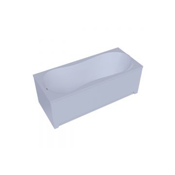 Ванна акриловая Aquatek (Акватек) Афродита 170 с фронтальным экраном, вклеенный каркас (слив справа) AFR170-0000054 Белый