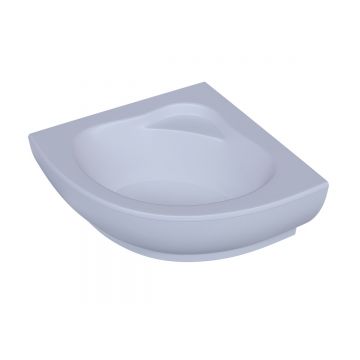 Ванна акриловая Aquatek (Акватек) Калипсо с фронтальным экраном, без гидромассажа, вклеенный цельносварной металлический каркас KAL146-0000045 Белый