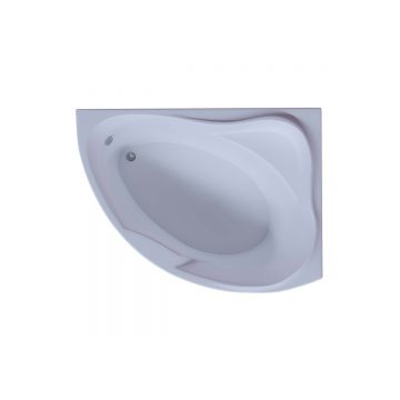 Ванна акриловая Aquatek (Акватек) Альтаир с фронтальным экраном, без гидромассажа, вклеенный сварной каркас (правая) ALT160-0000047 Белый