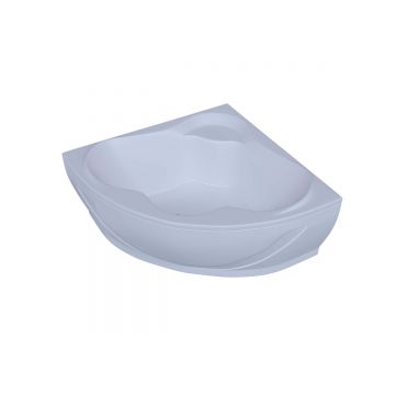 Ванна акриловая Aquatek (Акватек) Галатея (Galathea) с фронтальным экраном, без гидромассажа, сборно-разборный цельносварной металлический каркас GAL135-0000022 Белый