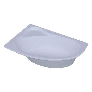 Ванна акриловая Aquatek (Акватек) Фиджи 170 с фронтальным экраном, без гидромассажа, вклеенный каркас, левая FID170-0000006 Белый