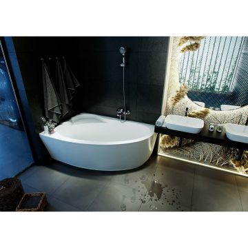 Ванна акриловая Aquatek (Акватек) Фиджи 170х110 см левая FID170-0000001 Белый