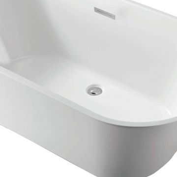 Ванна акриловая Aquatek (Акватек) Хорса, отдельностоящая, 168х76х58 см в комплекте со сливом и ножками AQ-5776 Белый