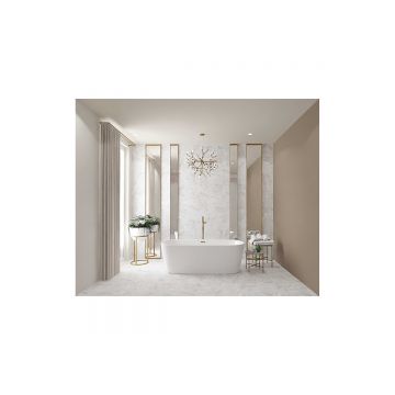 Ванна акриловая Aquatek (Акватек) Ово, отдельностоящая, 180х80х60 см в комплекте со сливом и ножками AQ-99880 Белый