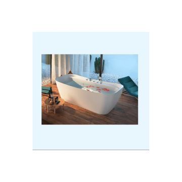 Ванна акриловая Aquatek (Акватек) Амадео, отдельностоящая, 170х78х65 см в комплекте со сливом и ножками AQ-197778 Белый