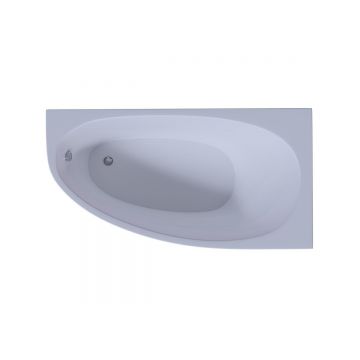 Ванна акриловая асимметричная угловая Aquatek (Акватек) Дива 150х90 см без фронтального экрана, без гидромассажа, без опоры(каркаса), правая DIV150-0000002 Белый