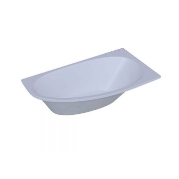 Ванна акриловая асимметричная угловая Aquatek (Акватек) Дива 150х90 см без фронтального экрана, без гидромассажа, без опоры(каркаса), правая DIV150-0000002 Белый