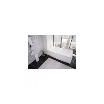 Ванна акриловая Aquatek (Акватек) Феникс-190 без фронтального экрана, без гидромассажа, вклеенный сварной каркас FEN190-0000079 Белый