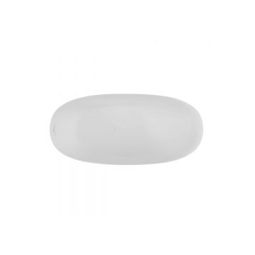 Ванна из искусственного камня Allen Brau Solid Stone Krion Neo 1700x800мм, отдельностоящая, 2.35001.21, белый матовый