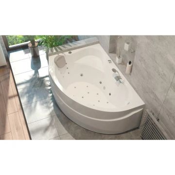 Ванна акриловая асимметричная 1MarKa Catania L 1600х1100 белый (01кт1610л)
