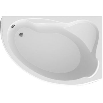 Ванна акриловая асимметричная 1MarKa Catania R 1600х1100 белый (01кт1610п)