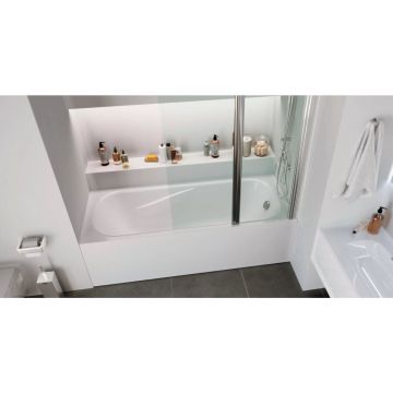 Ванна акриловая прямоугольная 1MarKa (1Марка) Classic A 1600х700 белый (01кл1670 А)