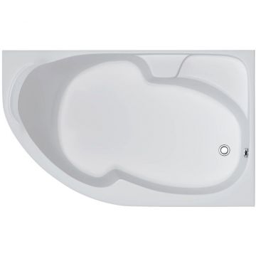 Ванна акриловая асимметричная 1MarKa Diana R 1700х1050 белый (01ди1710п)