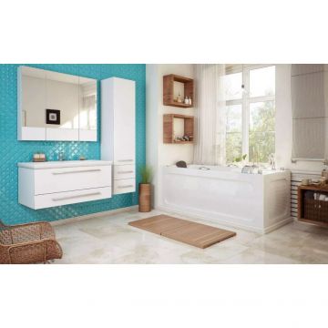 Ванна акриловая прямоугольная 1MarKa Aelita MG 1650х750 белый (01ае1675)