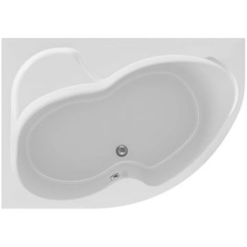 Ванна акриловая асимметричная 1MarKa (1Марка) Aura L 1500х1050 белый (01ау1510л)