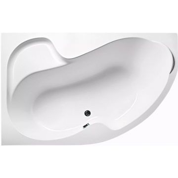Ванна акриловая асимметричная 1MarKa (1Марка) Aura L 1600х1050 белый (01ау1610л)