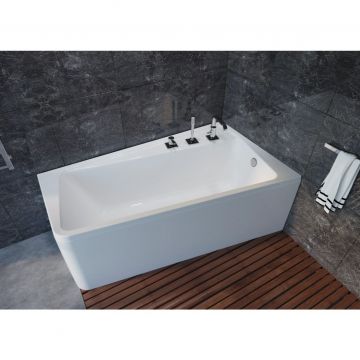 Ванна акриловая асимметричная 1MarKa (1Марка) Direct R 1700х1000 белый (01дир1710п)