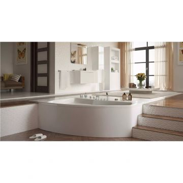 Ванна акриловая асимметричная 1MarKa (1Марка) Assol L 1600х1000 белый (01асс1610л)