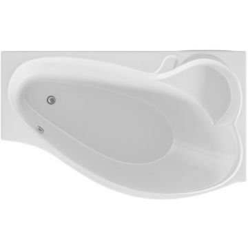 Ванна акриловая асимметричная 1MarKa Gracia R 1700х1000 белый (01гр1710п)