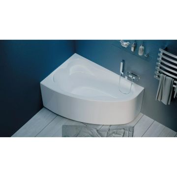 Ванна акриловая асимметричная 1MarKa (1Марка) Lil L 1400х900 белый (01лил1490л)