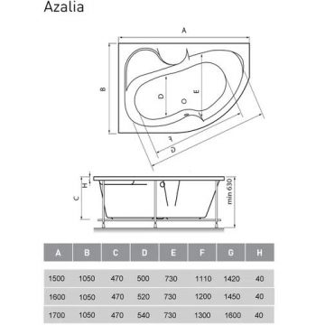 Панель Vayer (Вайер) декоративная Azalia R 170x105 см Гл000006734