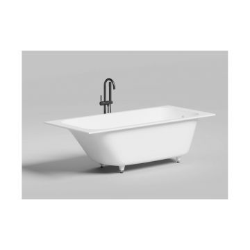 Ванна пристенная/встраиваемая Salini (Салини) Orlanda 1800х600х460 мм, 102022M, белый матовый