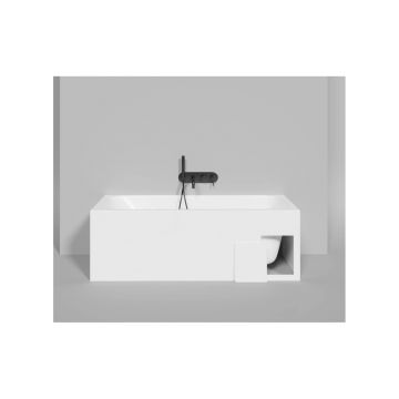 Ванна пристенная/встраиваемая Salini (Салини) Orlanda 1600х610х445 мм, 102025M, белый матовый