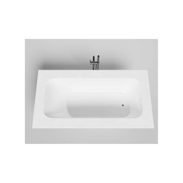 Ванна пристенная/встраиваемая Salini (Салини) Orlanda Plus 1900х610х380 мм, 102014G, белый глянцевий