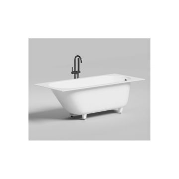 Ванна пристенная/встраиваемая Salini (Салини) Ornella 1700х610х460 мм, 102311G, белый глянцевий