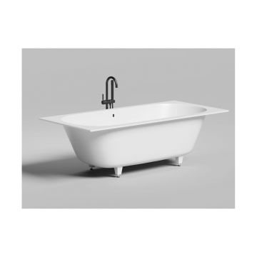 Ванна пристенная/встраиваемая Salini (Салини) Ornella 1900х610х480 мм, 103412G, белый глянцевий