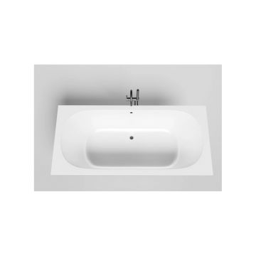 Ванна пристенная/встраиваемая Salini (Салини) Ornella 1900х610х480 мм, 103412G, белый глянцевий