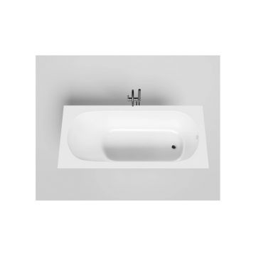 Ванна пристенная/встраиваемая Salini (Салини) Ornella 1800х610х465 мм, 102312M, белый матовый