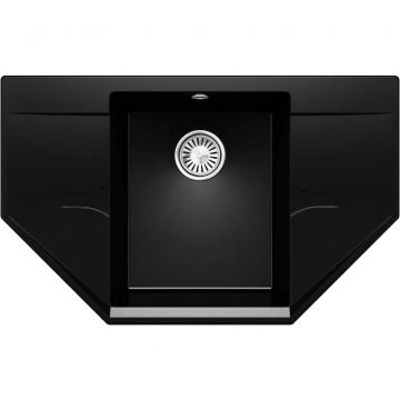 Мойка кухонная трапецевидная, угловая Polygran (Полигран) Riff-800 №316 Космос (855113)