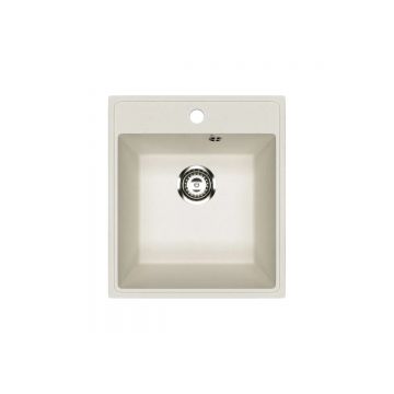 Кухонная мойка из искусственного камня Uperwood (Упервуд) ECON UPD-404, 001, прямоугольная, белая матовая 4910201223