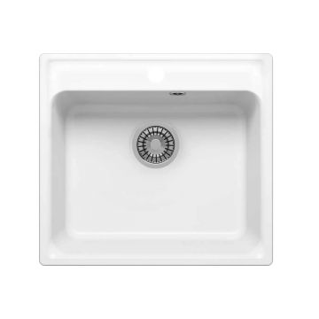 Кухонная мойка из искусственного камня Uperwood (Упервуд) UPD-104, прямоугольная, цвет туман, 391020208