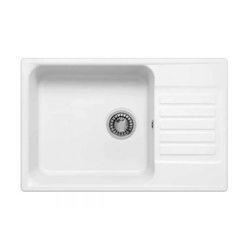 Кухонная мойка из искусственного камня Uperwood (Упервуд) UPD-400, прямоугольная, цвет туман, 391020216