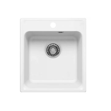 Кухонная мойка из искусственного камня Uperwood (Упервуд) UPD-406, прямоугольная, цвет туман, 391020201