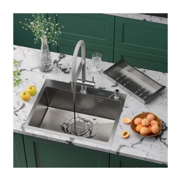 Кухонная мойка RoxenBath (РоксенБаз) Simple 60, сатин, 560220-60-GR