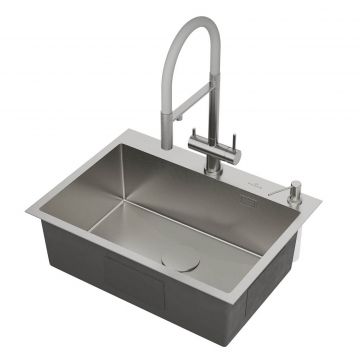 Кухонная мойка RoxenBath (РоксенБаз) Simple 65, сатин, 560220-65