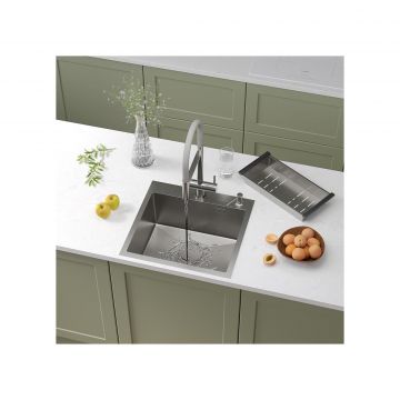 Кухонная мойка RoxenBath (РоксенБаз) Simple 50, сатин, 560220-50