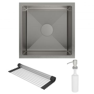 Кухонная мойка RoxenBath (РоксенБаз) Uno 44 под столешницу, сатин, 560210-44