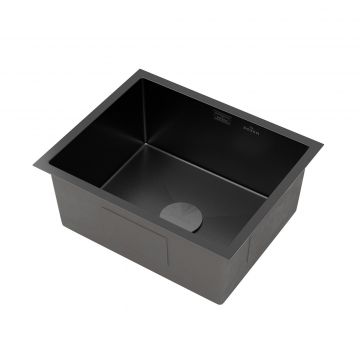 Кухонная мойка RoxenBath (РоксенБаз) Uno 54 PVD, графит, 560210-54B-GR