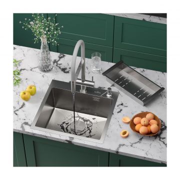 Кухонная мойка RoxenBath (РоксенБаз) Simple 50, сатин, 560220-50-GR