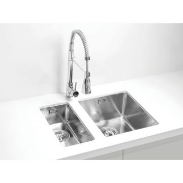 Мойка кухонная прямоугольная Alveus (Алвеус) Kombino 20 Нержавеющая сталь SAT (1100234) с сифоном