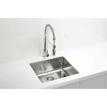 Мойка кухонная прямоугольная Alveus (Алвеус) Kombino 40 Нержавеющая сталь SAT (1100236) с сифоном
